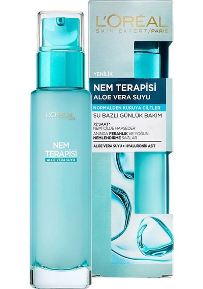 L'Oreal Paris Nem Terapisi Kuru Normal Ciltler için Aloe Vera Suyu 70 ML