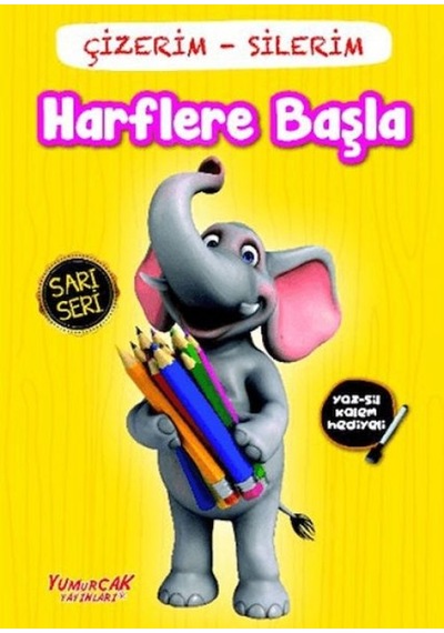 Çizerim Silerim - Harflere Başla - Ybve-728857