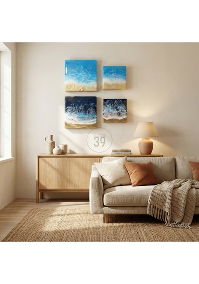 Atlantik Okyanusu İlhamlı Mini Epoksi Deniz Tablosu, El Yapımı Duvar Sanatı, 15x15 & 20x20 Cm Dekoratif Masa & Duvar Tablosu 1 Adet Atlantik Okyanusu İlhamlı Mini Epoksi Deniz Tablosu, El Yapımı Duvar Sanatı, 15x15 & 20x20 Cm Dekoratif Masa & Duvar Tablosu 1 Adet