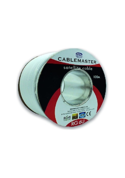 Uydu Çanak Anten Kablosu Cm-103 64 Tel Rg6 U4 Bakır Alaşımlı Medıum Plus Koaksiyel Kablo 100 Metre