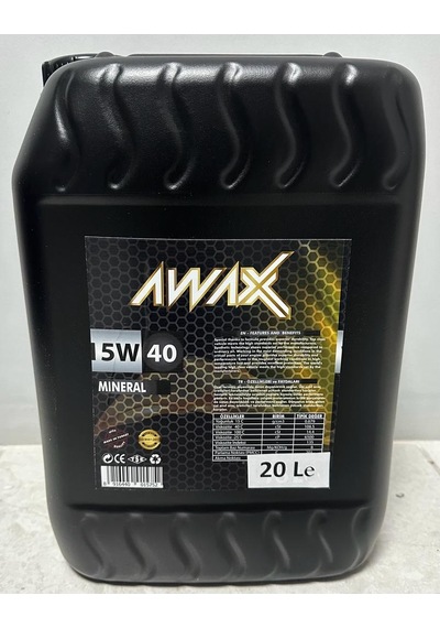 Awax 15W-40 Motor Yağı 20 L