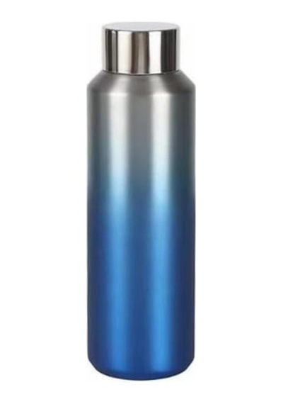 Çelik İçli Termos 600 Ml Mavi-gri Skm013 Açık Beyaz