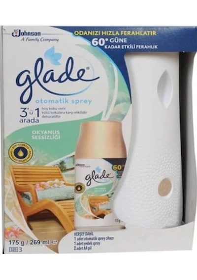 Glade Otomatik Sprey + Okyanus Sessizliği Yedek 269 ML
