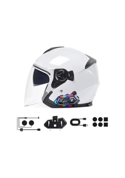 Bt5. 3 Motosiklet Kask İletişim Sistemi Çift Telefon Destekli