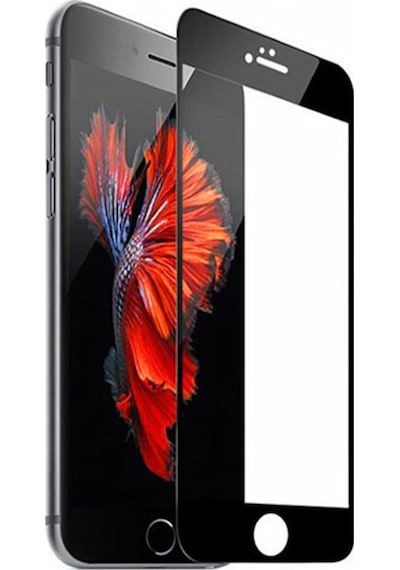 Apple Uyumlu   iPhone 6S Plus Ekran Koruyucu 9D Tam Kaplayan Kavisli