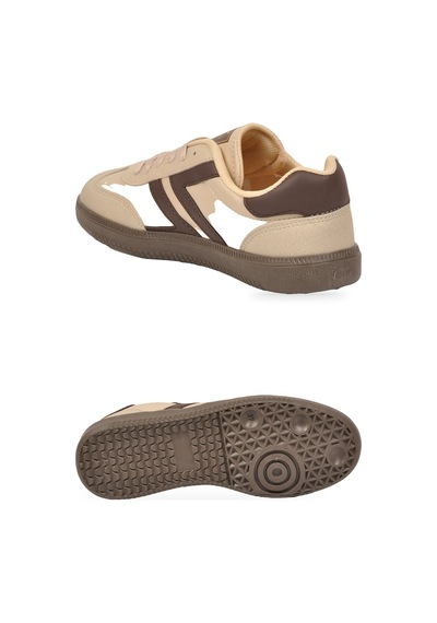 Lento Bej Bağcıklı Hafif Rahat Unisex Yürüyüş Ve Spor Ayakkabı Sneaker 234750