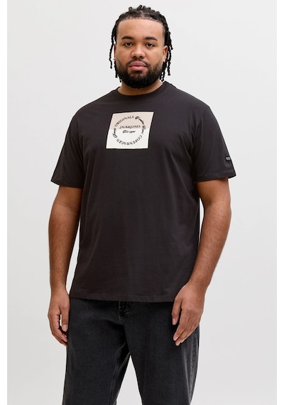 Jack & Jones Erkek T Shirt 12298472 Siyah Siyah