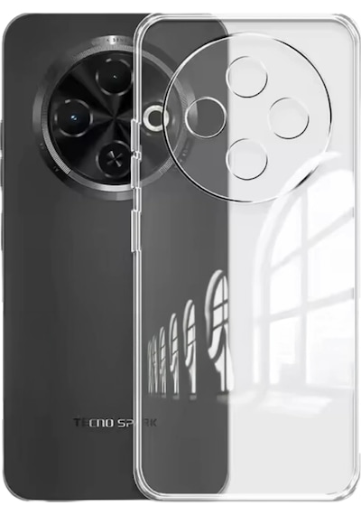Cosmotex Newface Tecno Spark 30c Kılıf Lüx Şeffaf Silikon