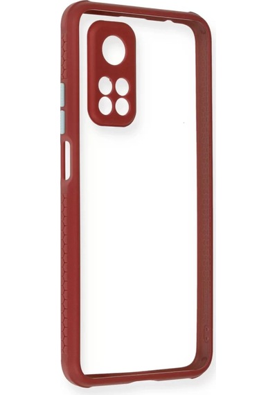 Newface Xiaomi Mi 10t Pro Kılıf Miami Şeffaf Silikon - Fuşya