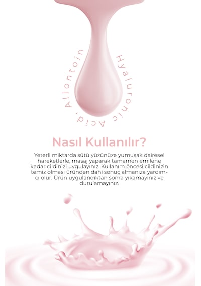 Çilek Özlü Hassas Cilt İçin Yoğun Nemlendirici Yüz Sütü 150 Ml Hyaluronic Asit, Allontoin