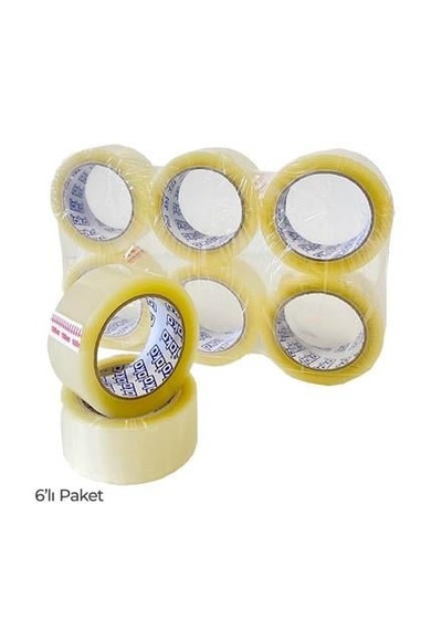 Toko Hotmelt Koli Bandı 45 Mm X 100 Metre Şeffaf 6 Adet