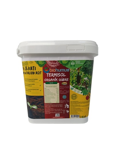 Biohumus Humik Fulvik Asit, Organik Gübre, Organik Sertifikalı, Kök Geliştirici, Toprak Düzenleyici, Bitki Besleyici, 5 Litre Sku: Zeus8690010005229 Diğer