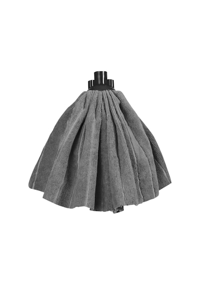 Flora 2 Li Temizlik Seti Gri, Sıkmalı Temizlik Yer Silme Kovası + Süper Emici Mikrofiber Jombo Mop