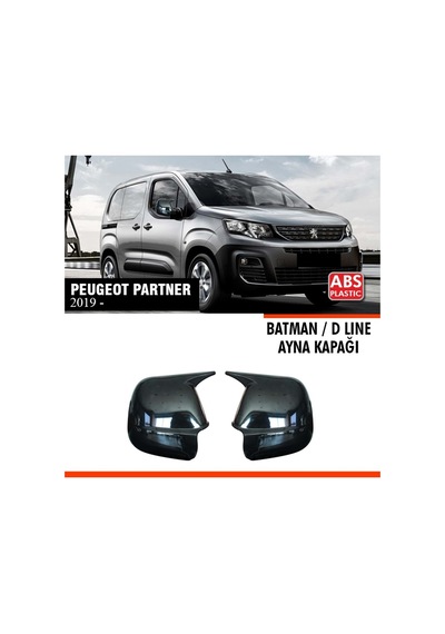 Partner Batman Ayna Kapağı Piano Black / 2019 Sonrası