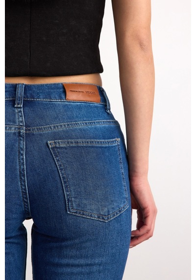 24326-73603 Kadın Boot Cut Mıd Denim Waıst 24326-73603 Koyu Mavi
