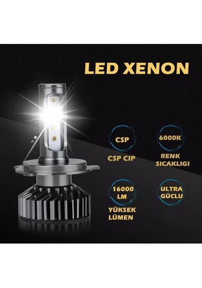 H3 CSP (CREE) LED XENON TAKIMI MİNİ ŞİMŞEK ETKİLİ