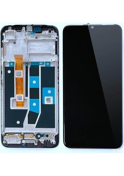 Oppo A16 Ekran Dokunmatik Çıtalı Srv Siyah