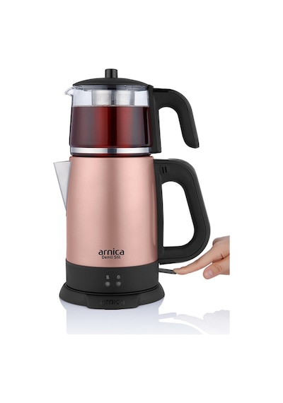 Arnica Ih33200 Demli Stil 1800 W Rose Cam Demlikli Çay Makinesi 1,8l