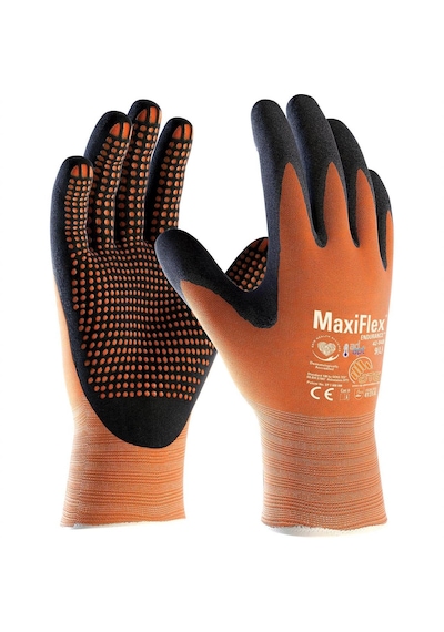 Atg Maxiflex Endurance With Ad-apt 42-848 Dotlu Mekanik İş Eldiveni Turuncu
