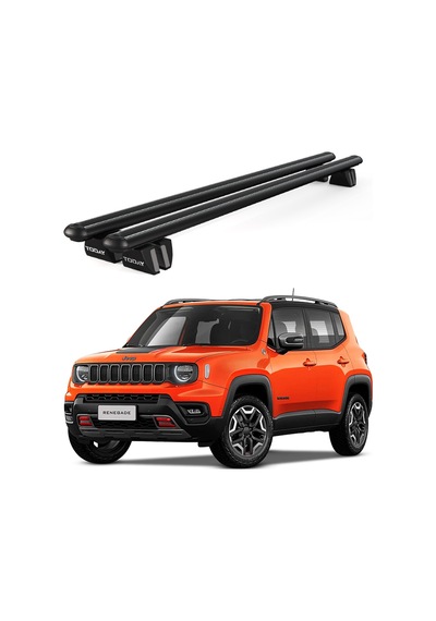 Pençe Jeep Renegade Ara Atkı 2014 Ve Sonrası Uyumlu Siyah Ara Atkı Port Bagaj Tavan Barı