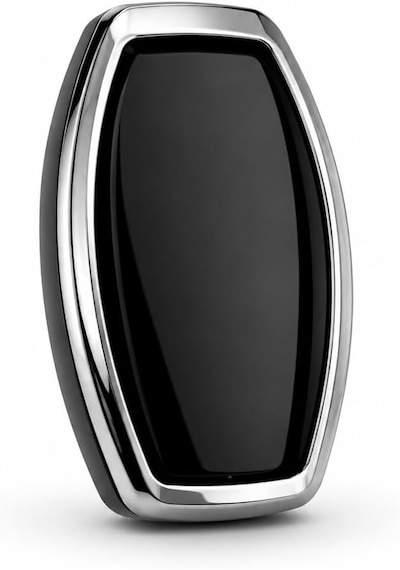 Autohan Keys Mercedes İle Uyumlu 2001-2016 Be Tipi Nano Anahtar Kılıfı, Siyah, Gümüş Renk