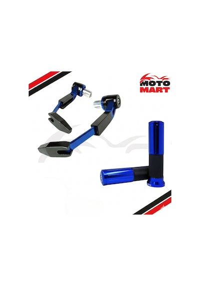 Yamaha Xmax 250 Elcik Ve Manet Koruma Set-mavi-ma14305