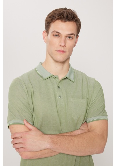 Ac&Co / Altınyıldız Classics Erkek Yeşil Polo Yaka Cepli Regular Fit Bol Kesim Düz Tişört 4A4820200004YslxXL Yeşil Ac&Co / Altınyıldız Classics Erkek Yeşil Polo Yaka Cepli Regular Fit Bol Kesim Düz Tişört 4A4820200004YslxXL Yeşil