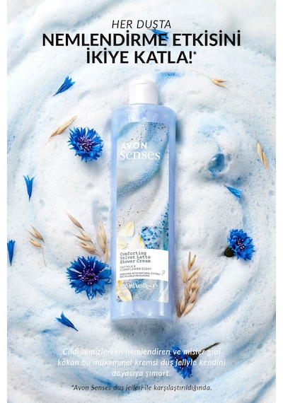 Avon Senses Yulaf Sütü & Peygamber Çiçeği Duş Kremi 500 ML
