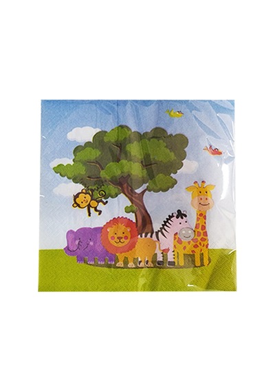 2 Paket Peçete Safari 16'lı - Parti Peçetesi