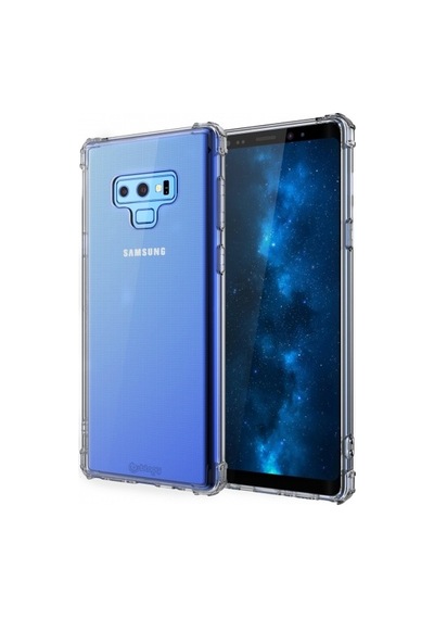 Blogy Galaxy Note 9 İle Uyumlu Crystal Fit Kılıf Smoke Black