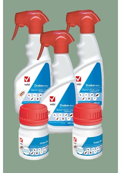 Draker 10.2 Cs 50 Ml X2 Adet Ve Draker Rtu 400 Ml X3 Adet