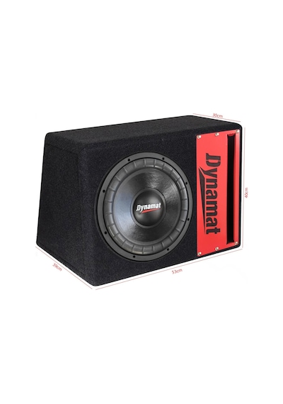 Dynamat Rk-430 Oto Bass Subwoofer Kabinli 30cm 1000 Watt