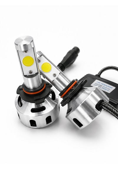 9006 Soket Girişli Beyinli Led Xenon Far Ampulü 6500k Beyaz Işık 12v