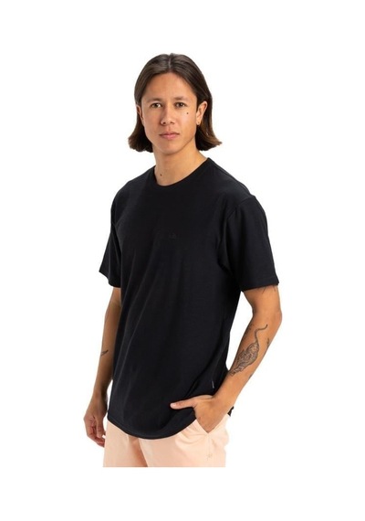 Quiksilver Slub Roundneck Erkek T-shirt-29758 Siyah