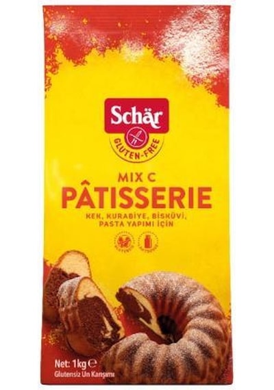 Schar Mix C Patisserie Glutensiz Kek Kurabiye Unu 1 KG