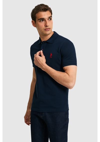 U.s. Polo Assn. Erkek Lacivert Tişört Basic 50322304-vr033