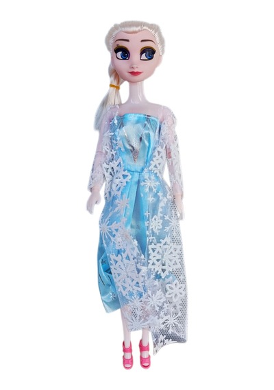 Dev Boy Parti Maske Elsa Ve Anna 2'li Set Ayakkabı Karlar Ülkesi Figür Oyuncak 30 Cm.
