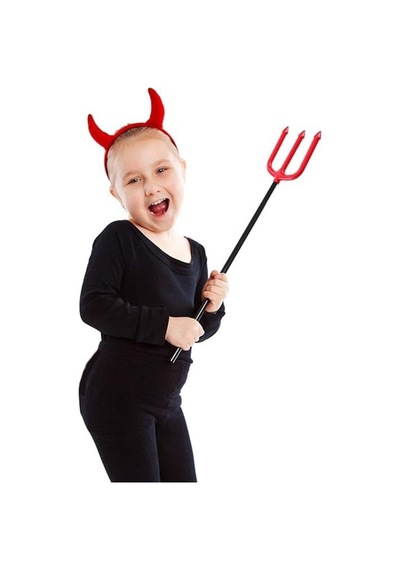 Halloween Çocuk Şeytan Mızrağı Plastik 48cm