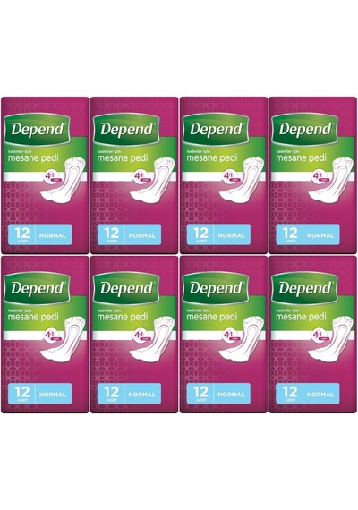Depend Mesane Pedi Kadın Normal 8 x 12 Adet