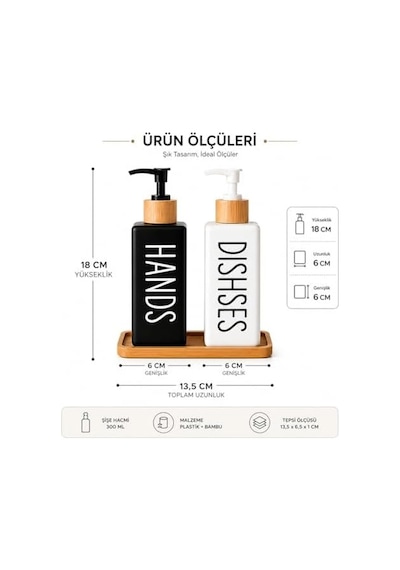 Modern Yaşam Alanları İçin Minimalist Bambu Tepsili Çiftli Sabunluk Seti, Siyah Beyaz Şık Tasarım, El Sabunu Ve Bulaşık Deterjanı İçin Pratik Kullanım, Kaymaz Taban, Kolay Dolum, Temiz Ve Düzenli Görü 000 Açık Krem Modern Yaşam Alanları İçin Minimalist Bambu Tepsili Çiftli Sabunluk Seti, Siyah Beyaz Şık Tasarım, El Sabunu Ve Bulaşık Deterjanı İçin Pratik Kullanım, Kaymaz Taban, Kolay Dolum, Temiz Ve Düzenli Görü 000 Açık Krem