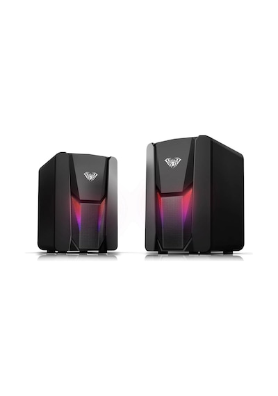 N-108 1+1 Usb/aux Stereo 2.0 Rgb Masaüstü Gaming Oyuncu Hoparlör Speaker Ses Sistemi