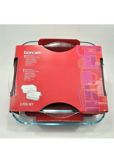 Paşabahçe Paşabahçe 159028 Kare Borcam Seti 2