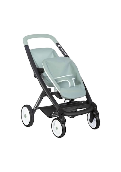 Smoby Maxi-cosi İkiz Oyuncak Bebek Arabası Yeşil