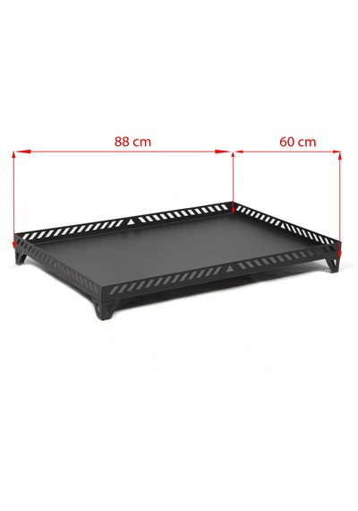 Şömine Altlığı Kalın Şaç Şömine Soba Altlığı 88x60 L Boy
