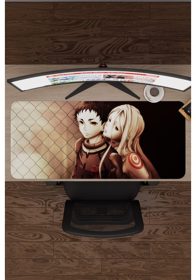 Deadman Wonderland Anime V3 - 90x40 Xxl Gaming Kauçuk Kaymaz Taban Mouse Pad Fare Altlığı
