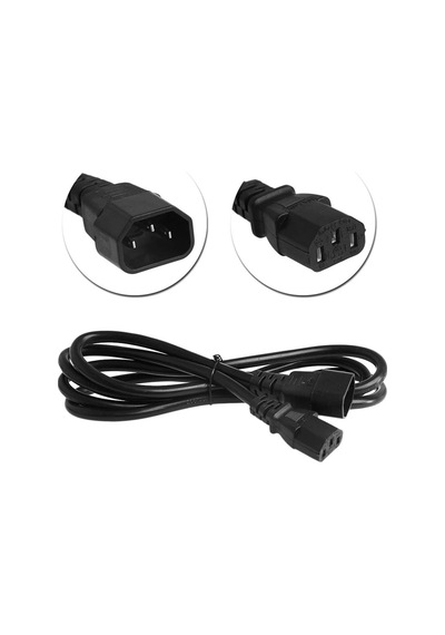 AoGo  C13 C14 Dişi Erkek Power Kablosu 1.5 M