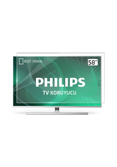 Best Ekran Philips Uyumlu 58" TV Ekran Koruyucu Panel