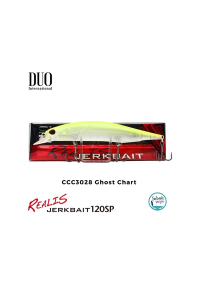 Duo Realis Jerkbait 120sp Ccc3028 Ghost Chart