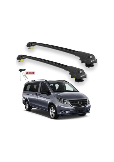 Turtle Mercedes-benz Vito W447 2015-2025 Ara Atkı Air1 Siyah
