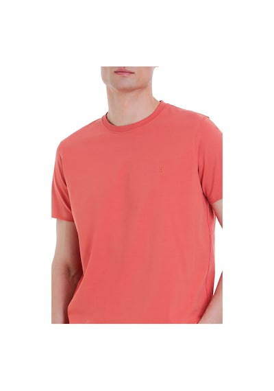 Hatemoğlu Kiremit Regular Fit Bisiklet Yaka Pamuklu Tişört 1996531 Kiremit-01
